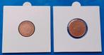 Nederland 1 en 2 Eurocent - 2003, Postzegels en Munten, Munten | Nederland, Verzenden, Koningin Beatrix, Setje
