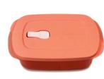 Tupperware Crystal Wave rechthoek met Vakjes, Huis en Inrichting, Keuken | Tupperware, Ophalen of Verzenden, Nieuw, Oranje