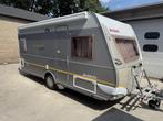 Dethleffs camper lifestyle 450 DB incl luifel mover fietsen, Caravans en Kamperen, Caravans, Rondzit, 750 - 1000 kg, Overige typen