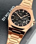 D1 Milano Rose D1-SKBJ12 “ Skeleton “. Full set ZGAN !, Sieraden, Tassen en Uiterlijk, Horloges | Heren, Overige merken, Staal
