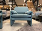 Nieuw Leolux Bora Beta 2,5 Zits & Fauteuil blauw stof Stoel, Huis en Inrichting, Fauteuils, Leolux, Nieuw, 75 tot 100 cm, Ophalen of Verzenden