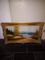 schilderij met landschap, Antiek en Kunst, Kunst | Schilderijen | Klassiek, Ophalen