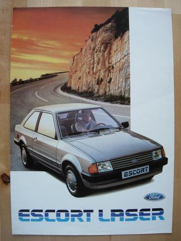 Ford Escort Laser Brochure 1984 beschikbaar voor biedingen