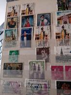 Spanje: 7 bladzijden in insteekboekje, Verzenden, Gestempeld