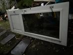 Houten Buitendeur met Glas, Doe-het-zelf en Verbouw, Deuren en Horren, Ophalen, Gebruikt, 80 tot 100 cm, 200 tot 215 cm