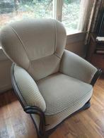 Mooie kwaliteit  fauteuil mohair achtige stof, Huis en Inrichting, Fauteuils, Ophalen, Gebruikt, Stof