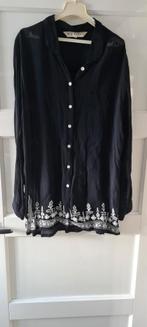 ZGAN Sonate blouse, XXL, zwart met borduursel, Ophalen of Verzenden, Zo goed als nieuw, Zwart