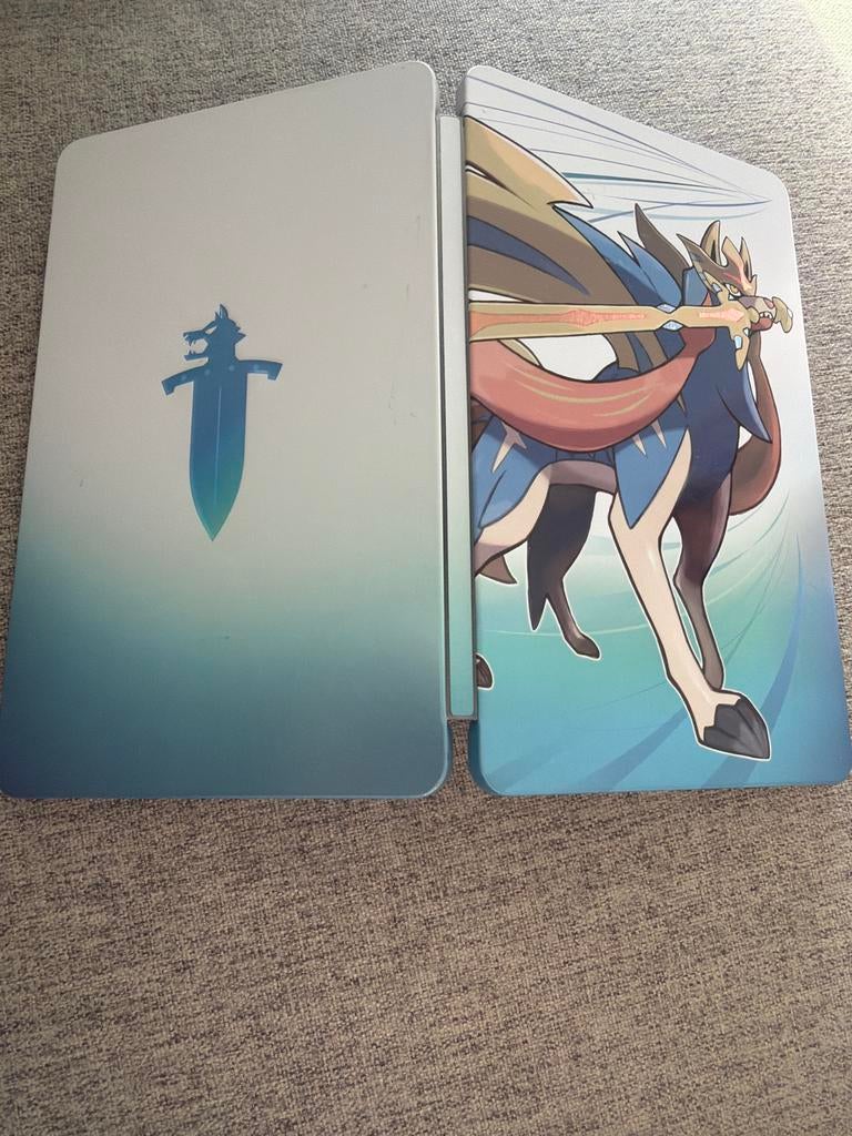 Pokémon Sword Steelbook (Zonder Spel), Ophalen, Online, 1 speler, Zo goed als nieuw