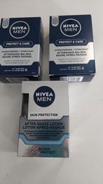3x Nivea Aftershave Balsem en Lotion - nieuw, Ophalen of Verzenden, Nieuw, Gehele gezicht, Verzorging