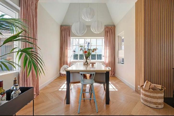 6 Muuto fiber eetkamerstoelen, Huis en Inrichting, Stoelen, Gebruikt, Vijf, Zes of meer stoelen, Hout, Kunststof, Metaal, Overige kleuren