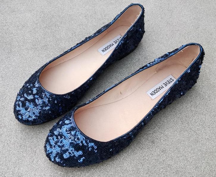 Ballerina schoenen met pailletten maat 39 (valt kleiner), Kleding | Dames, Schoenen, Nieuw, Ballerina's, Blauw, Ophalen of Verzenden