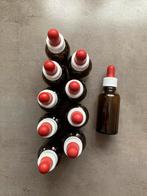 10 flesjes met pipet, Ophalen of Verzenden, Gebruikt, Materiaal