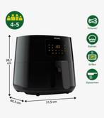 Philips Airfryer HD9280 XL - Weinig gebruikt!, Ophalen of Verzenden, Zo goed als nieuw, Airfryer XL, 1000 t/m 1499 gram