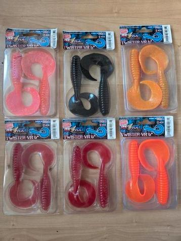 Relax Twister VR6 softbaits beschikbaar voor biedingen
