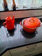 Emaille braadpan en koffiekan, Ophalen