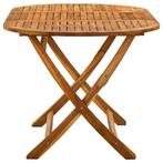 Tuintafel inklapbaar 160x85x75 cm massief, Ophalen of Verzenden, Nieuw