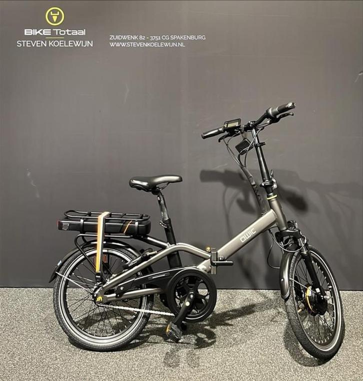Qwic Compact FN7.1 Uni N7, Fietsen en Brommers, Fietsen | Vouwfietsen, Zo goed als nieuw, Overige merken, 20 inch of meer, Totaal opvouwbaar