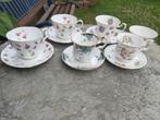 5 kop en schotels Royal Albert, en een suikerschaaltje, Ophalen of Verzenden, Porselein, Kop en/of schotel