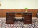 Klassiek Engels Chesterfield Bureau Partnerdesk, Antiek en Kunst, Ophalen of Verzenden