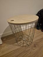 IKEA KVISTBRO opbergtafel – stijlvol & praktisch!, Minder dan 55 cm, Metaal of Aluminium, Ophalen of Verzenden, Zo goed als nieuw