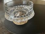 Kristallen bonbon schaaltje 10cm verzilverde voet, Ophalen of Verzenden