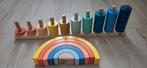 Hema telraam en regenboog, Kinderen en Baby's, Speelgoed | Houten speelgoed, Ophalen of Verzenden, Zo goed als nieuw, Overige typen