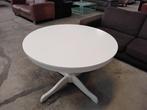 Eettafel - uittrektafel (uittrekbaar) rond model, Ophalen, Gebruikt, 100 tot 150 cm, Rond