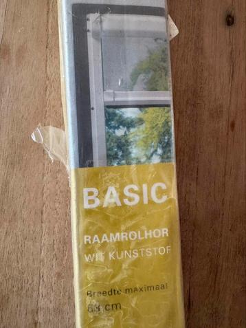 Bruynzeel basic raamrolhor 63 x 155 cm wit - gloednieuw beschikbaar voor biedingen