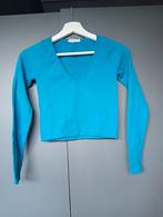 Helderblauwe top van Stradivarius mt S, Blauw, Ophalen of Verzenden, Lange mouw, Maat 36 (S)