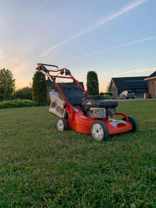 Sabo Kawasaki grasmaaier, Tuin en Terras, Grasmaaiers, Gebruikt, 50 cm of meer, Cirkelmaaier, Ophalen of Verzenden