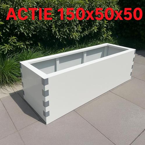 Actie plantenbak 150x50x50 zonder bodem, Tuin en Terras, Bloembakken en Plantenbakken, Nieuw, Metaal, Ophalen of Verzenden