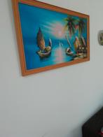 Indonesisch Schilderij - Handgeschilderd, Ophalen of Verzenden