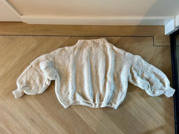 Z.g.a.n. Grof gebreide trui van Ambika, one size, creme beschikbaar voor biedingen