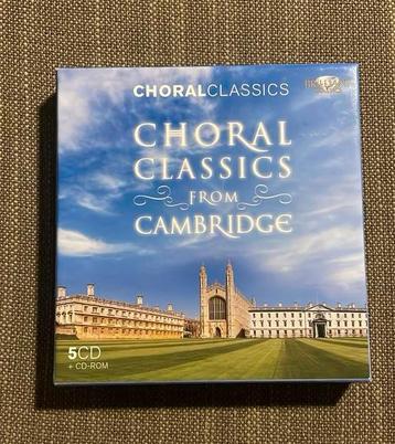Choral Classics from Cambridge - 5 cd/1 cdrom beschikbaar voor biedingen