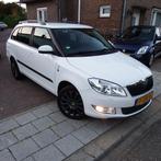 Skoda Fabia 1.2 TSI 77KW Combi Dsg-7 2013 Wit Airco, Auto's, Stof, Zwart, 4 cilinders, Wit
