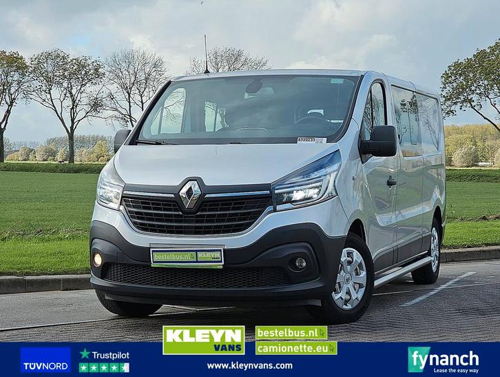 RENAULT TRAFIC 2.0 DCI l2 dubbel cabine nap, Auto's, Bestelauto's, Bedrijf, Te koop, ABS, Airconditioning, Centrale vergrendeling