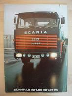 Scania 110 Brochure 1972 – LB110 LBS110 LBT110 Front, Gelezen, Ophalen of Verzenden, Overige merken, Scania