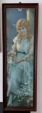 Oude filmposter Mary Pickford ingelijst, Verzamelen, Met lijst, Ophalen of Verzenden, A1 t/m A3, Film en Tv