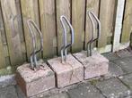 Fietsenrek in beton, drie stuks, Ophalen, Zo goed als nieuw