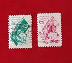 1931 Nederland Goudse Glazen NVPH 238-239 Gestempeld, Postzegels en Munten, Postzegels | Nederland, T/m 1940, Ophalen, Gestempeld