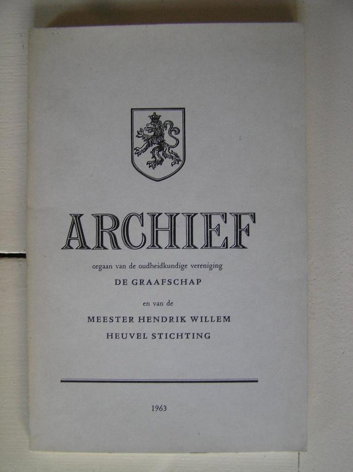 De Graafschap. Archief 1963, Boeken, Geschiedenis | Stad en Regio, Zo goed als nieuw, Ophalen of Verzenden