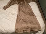 Zijden Jurk - Maat 40 - Lang Model, Maat 38/40 (M), Beige, Ophalen of Verzenden, Zo goed als nieuw