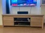 Tv meubel, 138x48 cm, Ophalen, Kunststof, Gebruikt, 100 tot 150 cm