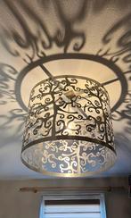 Mooie grote RVS plafondlamp, Ophalen of Verzenden, Zo goed als nieuw