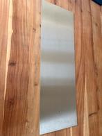 2x RVS Plaat 75x25cm - Luxe Kaasplank/Borrelplank, Doe-het-zelf en Verbouw, Metalen, Ophalen, Zo goed als nieuw, Overige metalen