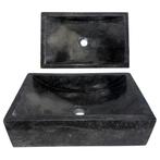 Wasbak | Wastafel | Marmer | 45x30x12 | Natuursteen | Grijs, Minder dan 50 cm, Wasbak of Wastafel, 25 tot 50 cm, Nieuw