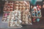 73 stuks antieke kerstballen, kerstboompje,kerstman,vogels, Ophalen of Verzenden, Gebruikt