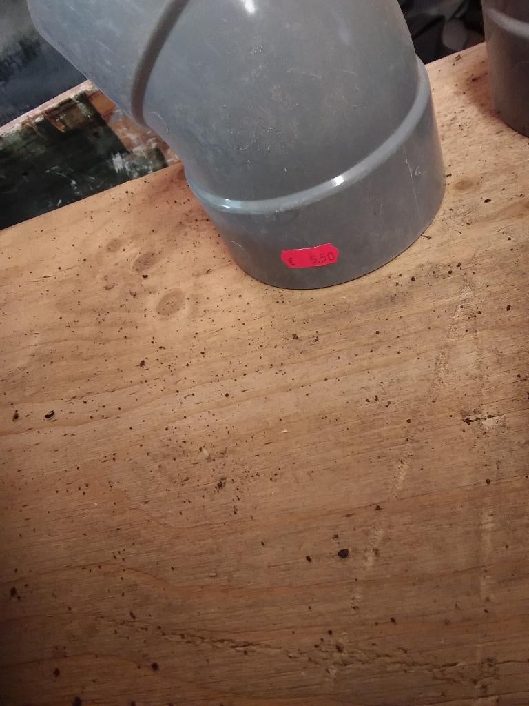 Diverse pvc hulpstukken, 110, 80, 75, 70, 50, 40 en 32 mm, Ophalen, Bochten, Pvc, Nieuw