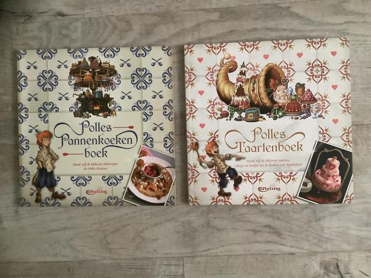 Polles Taartenboek + Polles Pannenkoekenboek - Efteling, Boeken, Kookboeken, Zo goed als nieuw, Ophalen of Verzenden