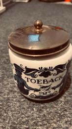 Antieke Toeback Pot met Deksel, Ophalen of Verzenden